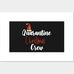 Quarantine Christmas Crew - Family Christmas Crew - Pandemic Christmas Gift - Couple Family Matching christmas pajamas Posters and Art